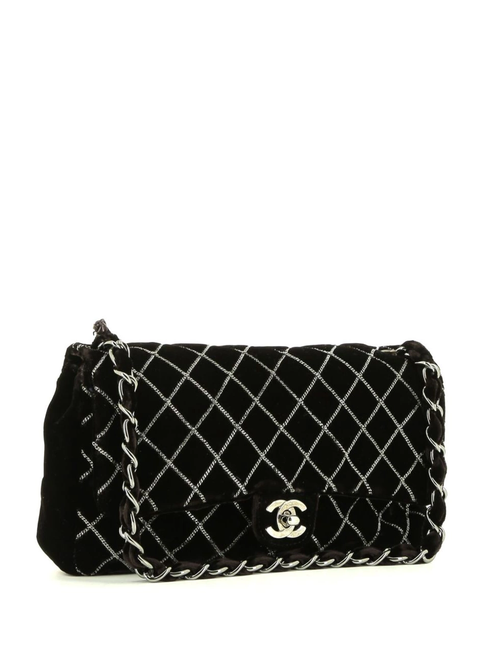 Cheap HOT SALE velvet Timeless shoulder CHANEL 2010s Women bag 0329